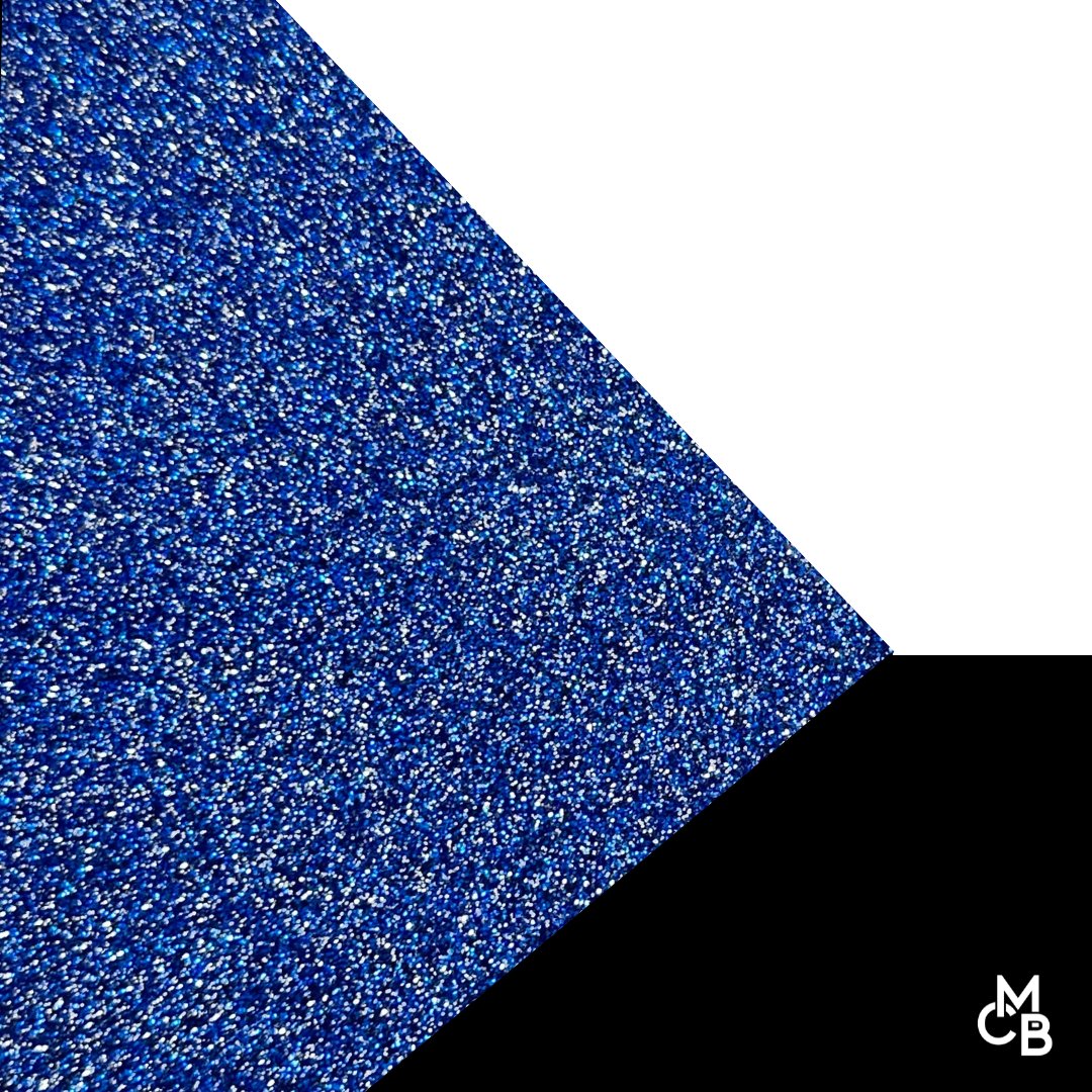 1/8" Blue/Silver Glitter Cast Acrylic Sheets - Acrylic Sheets